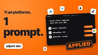 adport - Manage your ads from any AI agent