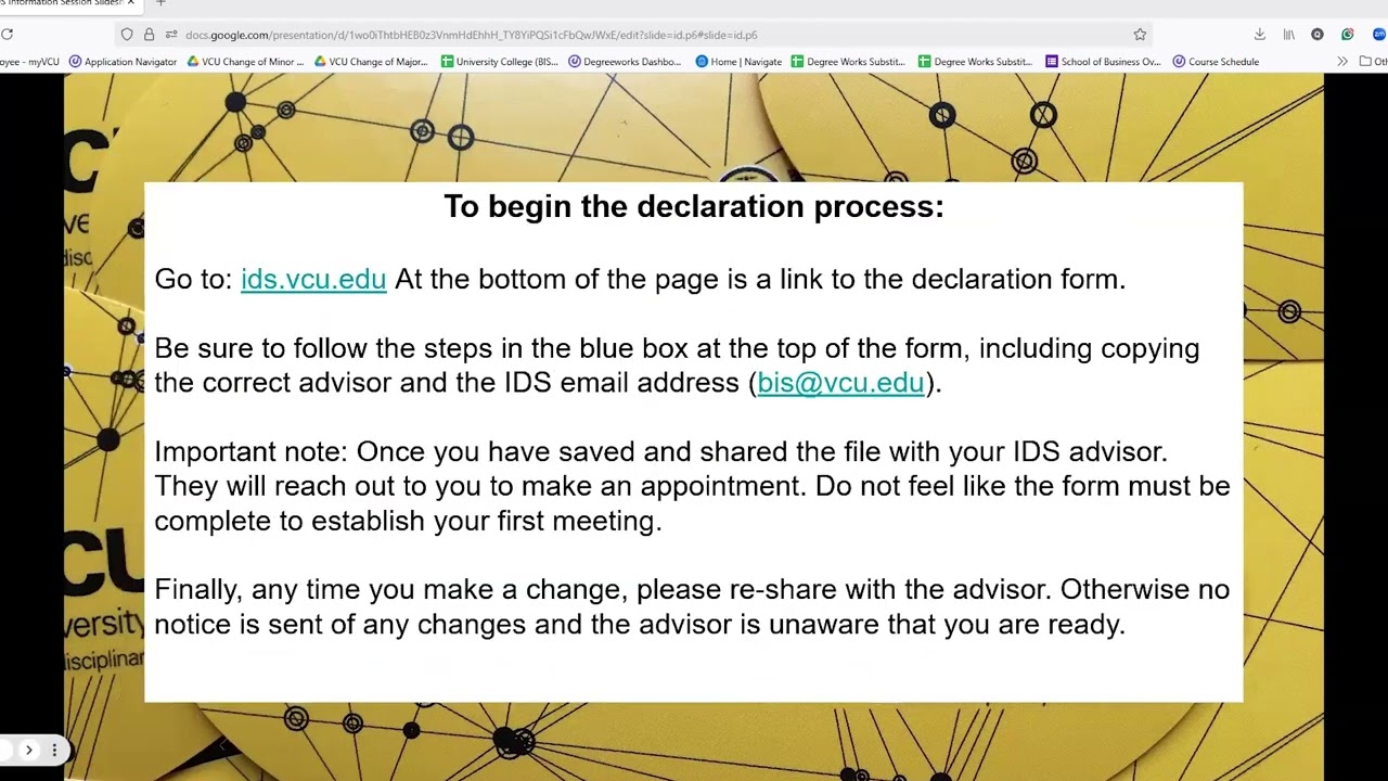VCU Interdisciplinary Studies Information Session