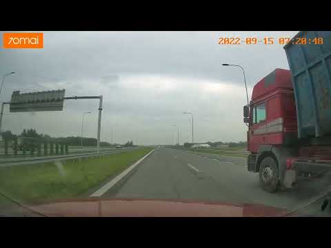 Wymuszenie pierwszeństwa, S17 węzeł Kołbiel.