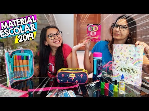 MINHA MÃE REAGINDO AO MEU MATERIAL ESCOLAR 2019 | Luluca