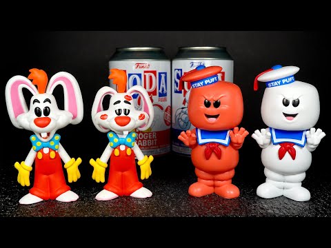 Funko Soda Roger Rabbit & Stay Puft Marshmallow Man Common and Chase - Ghostbusters
