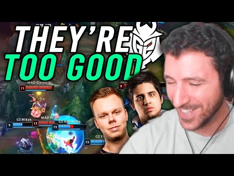 IS G2 JUST THE BEST TEAM IN EUROPE? - G2 vs MAD | LEC Winter Split w/ IWDominate & FNC Wunder