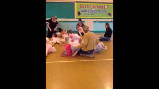 Twins 1st ballet lesson