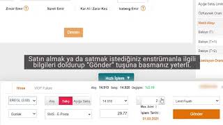 Ata Yatırım Yeni Sanal Şube - Hisse Al / Sat