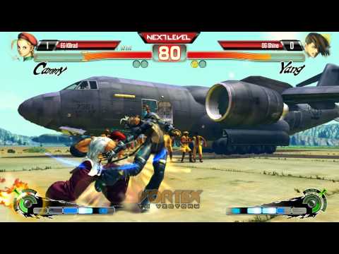 USF4 @ Vortex to Victory - EG KBrad (Cammy) vs OG Shine (Yang) [720p/60fps]