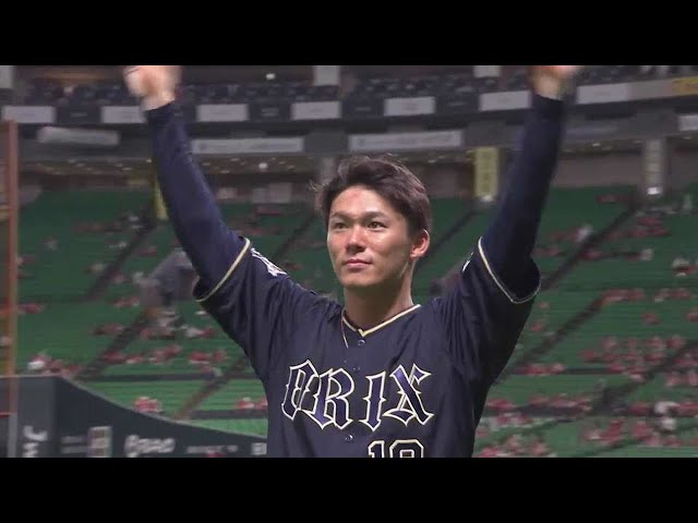 バファローズ・山本投手ヒーローインタビュー 7/9 H-B