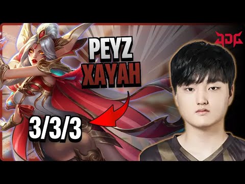 JDG Peyz BOTTOM Xayah vs Tristana | 15.5