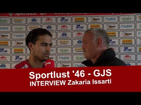 Interview Zakaria Issarti na de wedstrijd Sportlust '46 - GJS