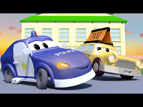 Die kleinen Autos in Car City -  Der Wettkampf - Autopolis 🚒 Lastwagen Zeichentrickfilme für Kinder