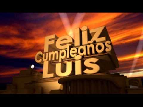 Feliz Cumpleaños Luis