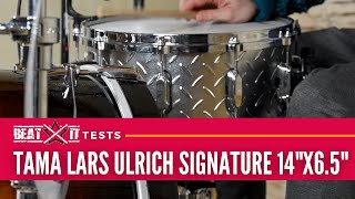 Video thumbnail for Mighty Sound: Tama Lars Ulrich Signature Snare Drum I A Test by EN BeatitTV by EN Beatit TV