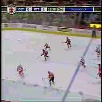 Ottawa vs Detroit Jan 12, 2008 Fisher goal