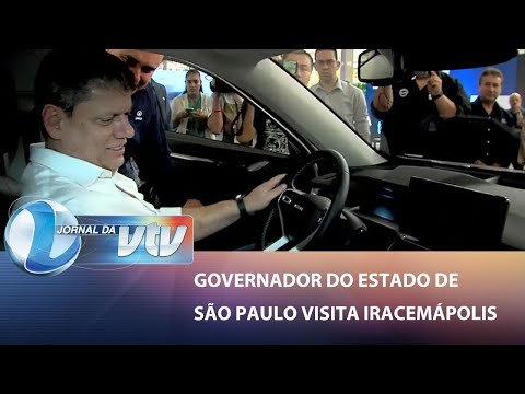 Governador do estado de São Paulo visita Iracemápolis | Jornal da VTV
