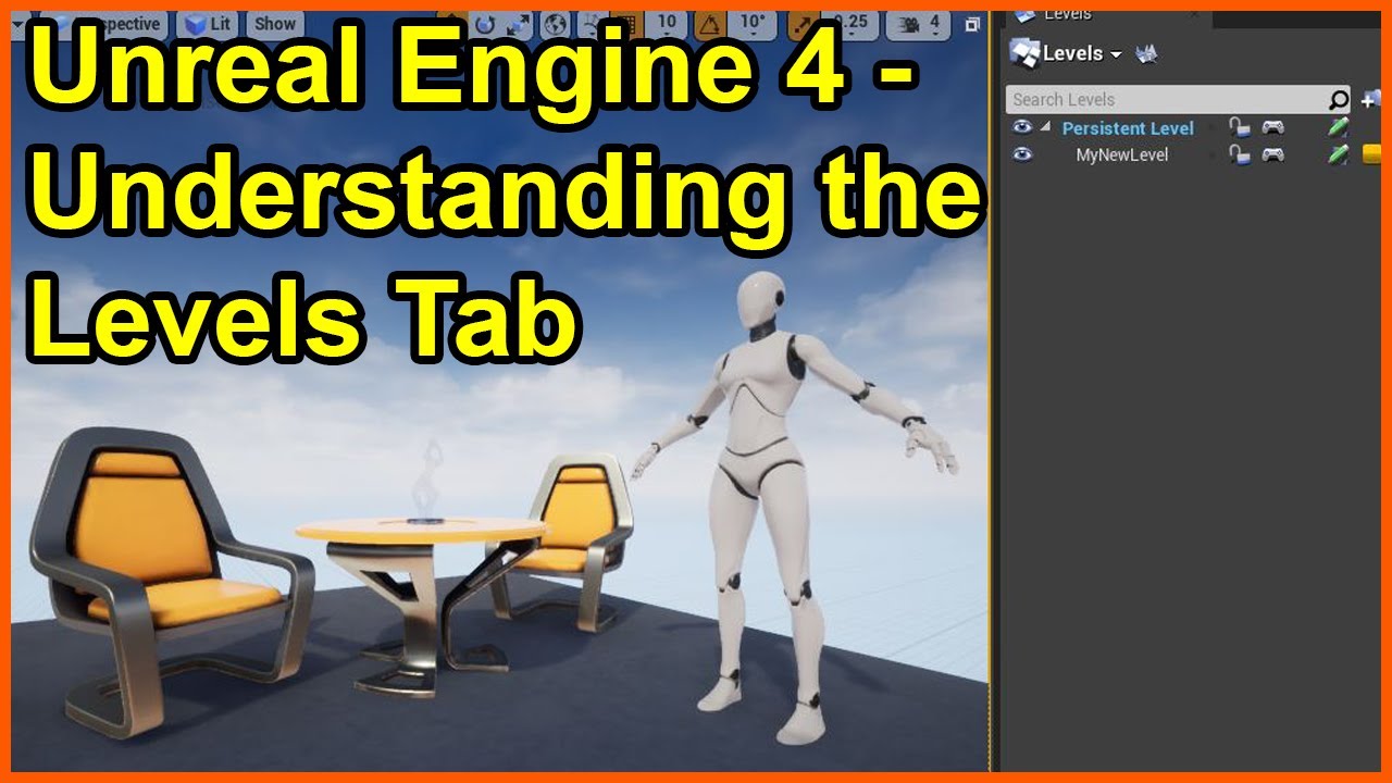 Unreal Engine: Understanding Maps, Levels, and Sublevels using the Levels Tab.