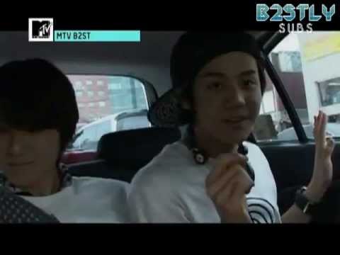 [CUT] MTV B2ST Documentary - JunHyung, HyunSeung & YoSeob singing Gee
