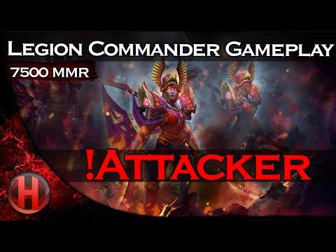 !Attacker 7500MMR Insane Legion Commander Dota 2