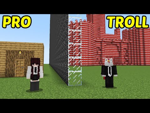 I TROLLED Pro Architect with Cheat in Minecraft Building Challenge!