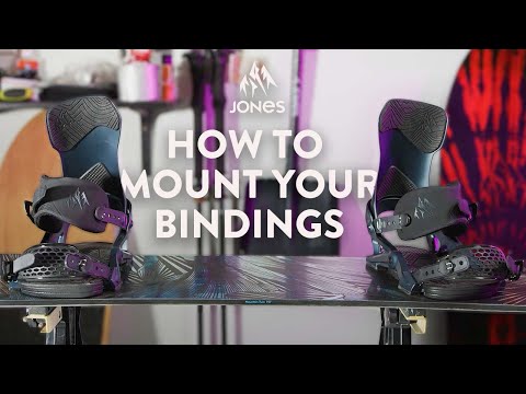 How to mount your snowboard bindings (Jones Tune Bench)