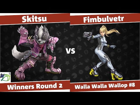 Walla Walla Wallop #8 Winners Round 2 - Skitsu (Wolf) vs Fimbulvetr (Zero Suit Samus)