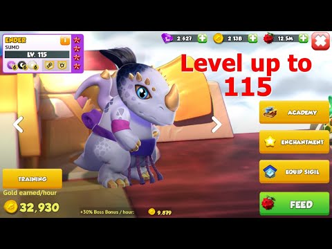 Legendary Sumo level up 115-Dragon Mania Legends | Milestone seven Rampage of Ruin Solo event | DML