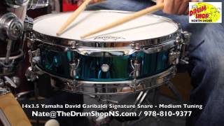 Video thumbnail for Yamaha David Garibaldi Signature Snare 14x3.5 - The Drum Shop North Shore by Nate Morrison Drums