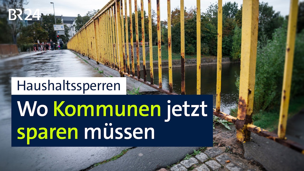 Haushaltssperren: Wo Kommunen sparen müssen | BR24