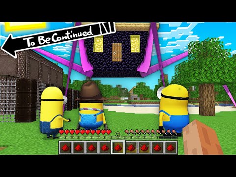 HOW MINIONS ESCAPED FROM SCARY HOUSE.EXE IN MINECRAFT ! - Gameplay Movie traps
