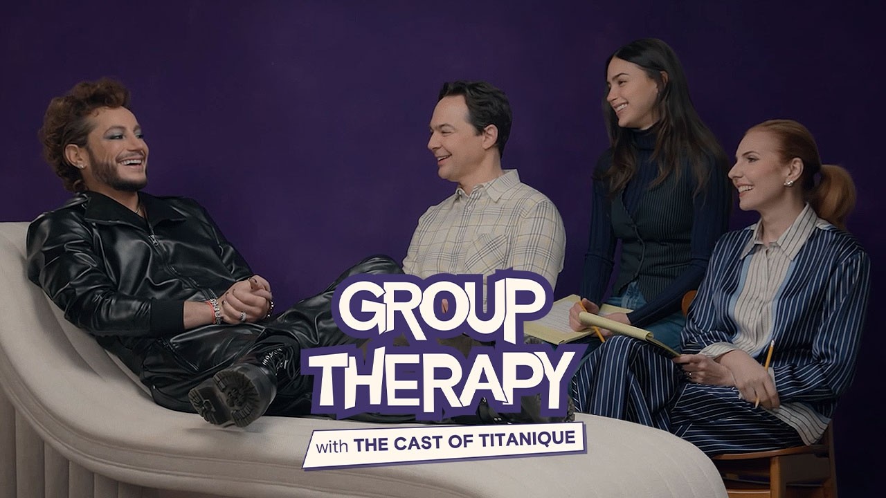 Jim Parsons, Frankie Grande & the Cast of 'Titaníque' Spill All on Group Therapy | Cosmopolitan