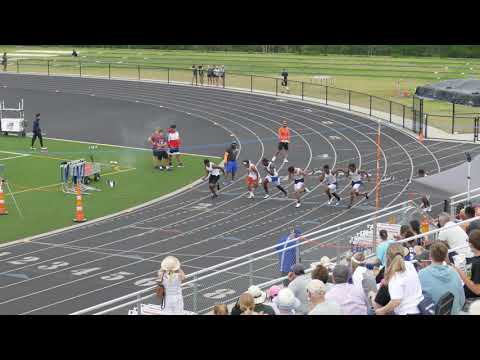 2021 UIL 6A District 13 Track and Field Championship Men's Varsity 100 Meter