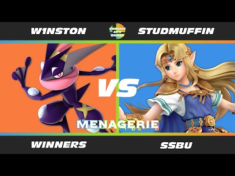 Menagerie 3: W1nston (Greninja) VS Studmuffin (Zelda) - Super Smash Bros Ultimate