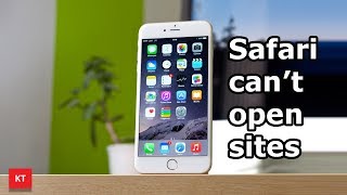 Do these steps if Safari can&#39;t open sites in your iPhone