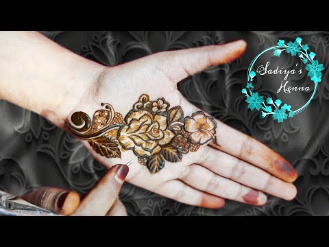 Rose Mehndi Design || rose mehndi designs | Front Hand Mehndi Design #rosemehndi #1