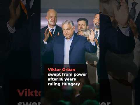 Viktor Orban swept from power after 16 years ruling Hungary | AJ #shorts