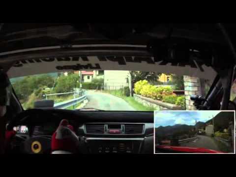 Cameracar 1° Barelli Ronde 2012 Cantoni-Rinaldi Mitzubishi Lancer Evi IX 3° di Classe!