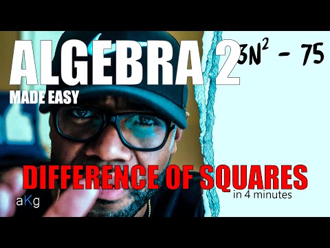 Factoring Binomials with exponents Difference of Squares & Sum of Cubes, 2 Variables - Algebra easy