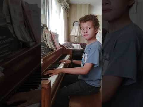 Dominic playing Beethoven's "Moonlight Sonata, 1st Movement"