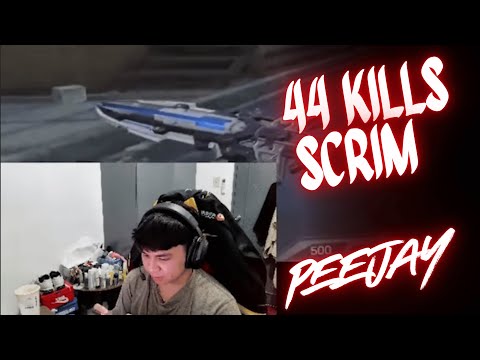 ELV.PEEJAY GOT 44 KILLS IN SCRIMS!!! FENNEC GAMEPLAY!
