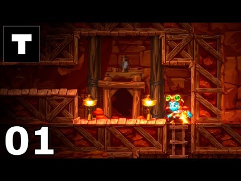 SteamWorld Dig 2 Cave 01 - Burster's Station
