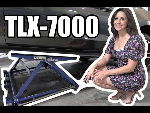 Stacie Demonstrates the TLX7000 Scissor Lift