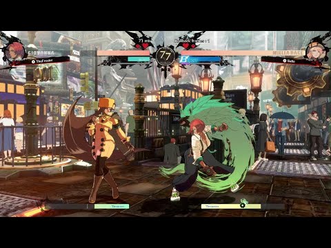 Guilty Gear: Strive (PS5) Online Mode - Giovanna (me) vs. Millia Rage