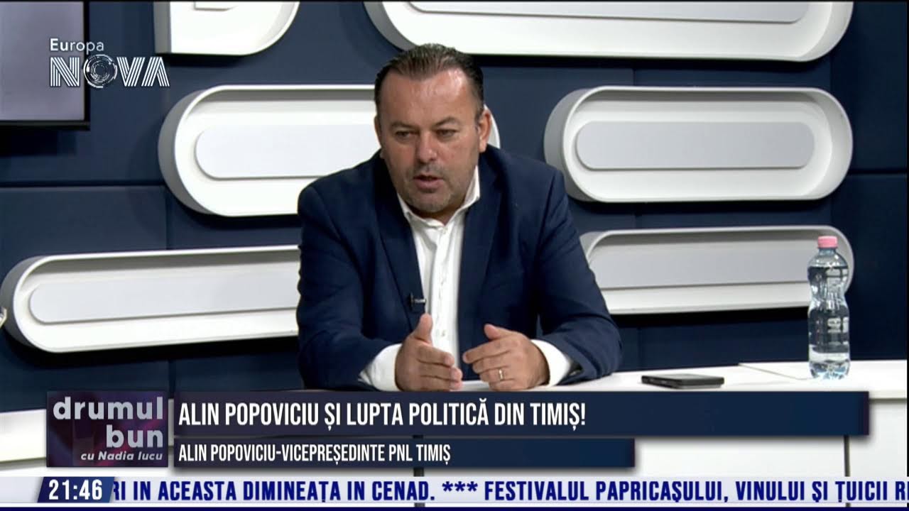 VIDEO (integral) emisiune Drumul Bun cu NADIA IUCU. Invitat: Alin Popoviciu, vicepresedinte CJT