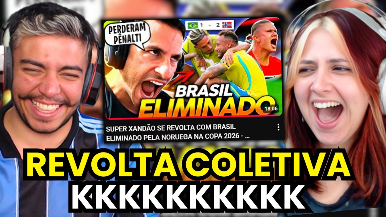 SUPER XANDÃO SE REVOLTA COM BRASIL ELIMINADO PELA NORUEGA NA COPA 2026 - VERGONHA! | REACT
