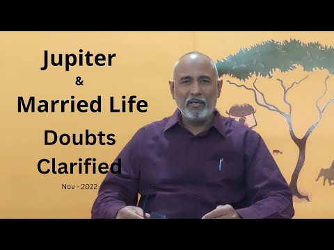 Class - 298 // Jupiter and Married life - Doubts Clarified - Nov - 2022