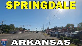Driving through Springdale, Arkansas