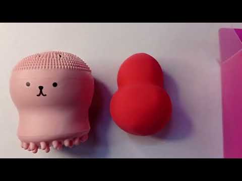 KIT CAIXA ESPONJA ONDULADA COM ESFOLIANTE POLVO