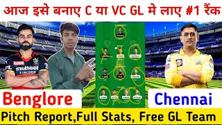 RCB vs CHE Dream11 Team|RCB vs CHE Dream11 Prediction|RCB vs CHE Today IPL Match Prediction Today