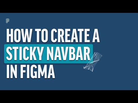 Create A Sticky Navbar In Figma
