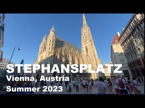 Visit and Walk tour at Stephansplatz, Vienna, Austria | Summer 2023
