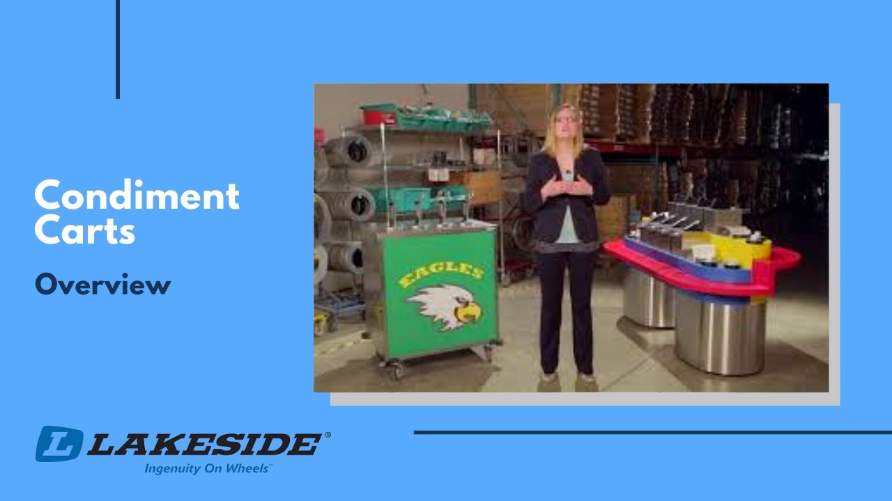 Lakeside Condiment Carts Overview