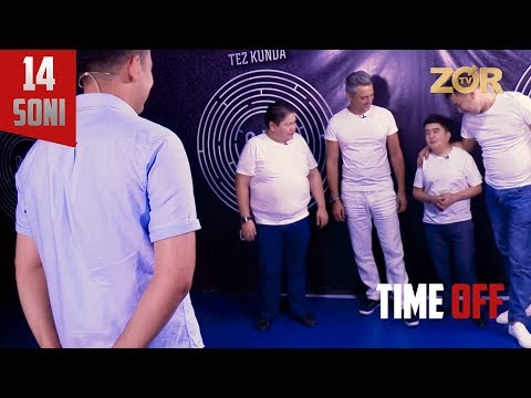 Time OFF 14-soni - Dilshodbek Kattabekov, Zokir Abdukarimov, Shuhrat Nuraliyev, Aziz Rajabiy
